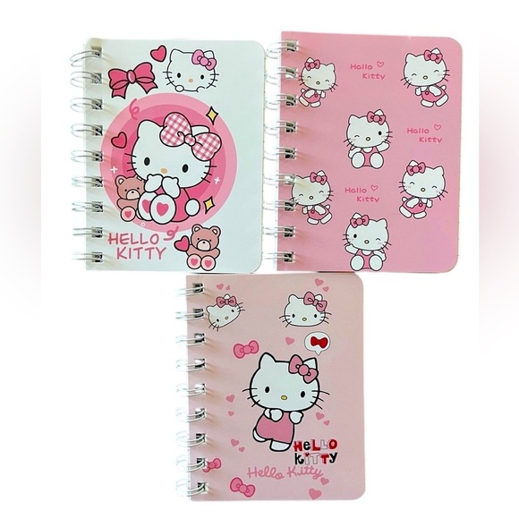 Hello Kitty notepads lined paper 3 in the set - Picture 1 of 8